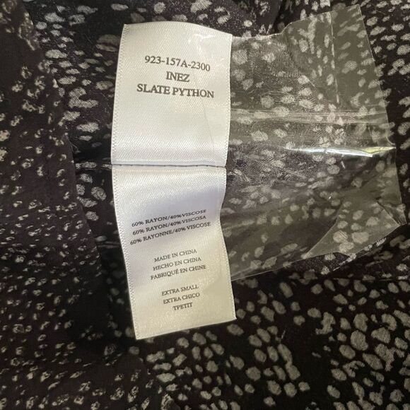 Rails Inez Dress Slate Python Print Size XS - Picture 10 of 13